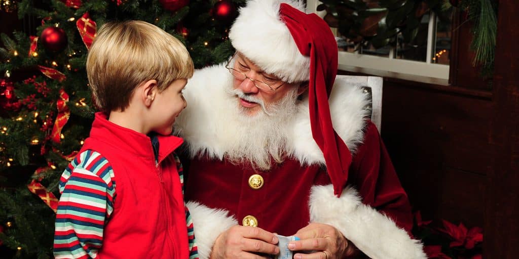 Daytime Visits with Santa at Cheekwood