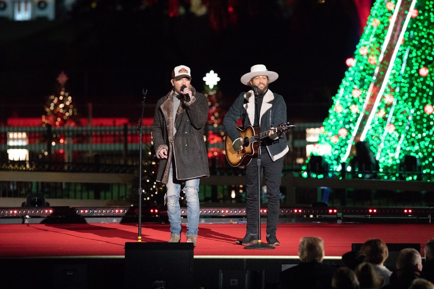 LOCASH Perform At National Christmas Tree Lighting