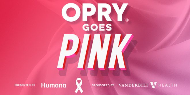 Opry Goes Pink 2025 >Tickets on Sale. Grand Ole Opry House, Nashville, 10/25/25.