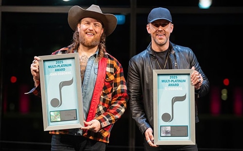 Brothers Osborne Honored at 2025 NMPA Gold & Platinum Gala in Nashville