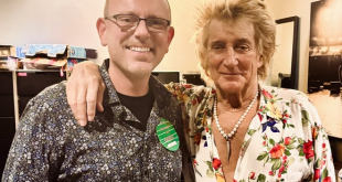 Daniel Grindstaff Meets Rod Stewart In Nashville