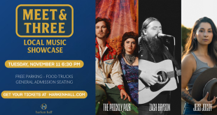 Meet & Three Local Music Showcase at Harken Hall