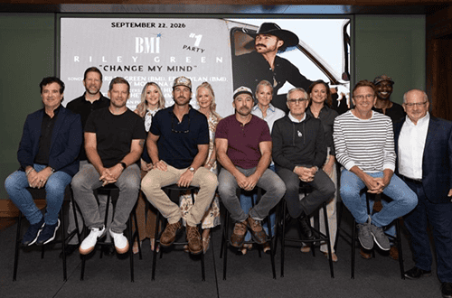 Riley Green Celebrates Seventh No. 1 With BMI in Nashville