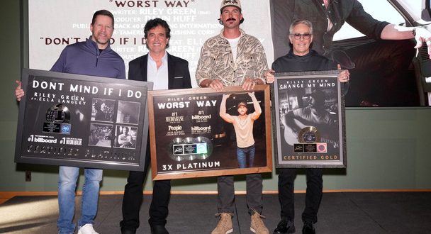 Riley Green Celebrates Two Number Ones