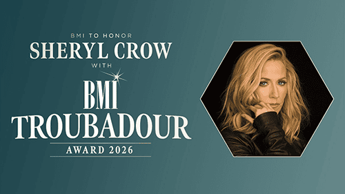Sheryl Crow to Receive BMI Troubadour Award in Nashville