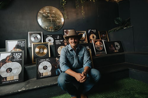 Zach Top Celebrates Major New RIAA Certifications