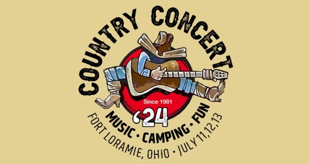 Country Concert 2024 Tickets, 3 Day Pass on sale soon! Hickory Hill Lakes, Fort Loramie, Ohio, July 11-13, 2024