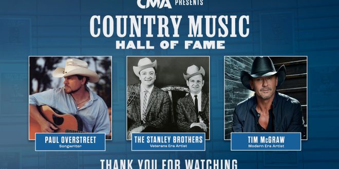 2026 Country Music Hall of Fame Inductees Announced