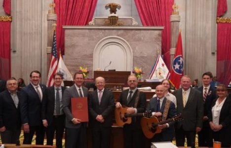 The Grand Ole Opry was recognized last week (4/14) by the Tennessee House of Representatives in a special session held at the Tennessee State Capitol in honor of the Opry’s 100th anniversary.