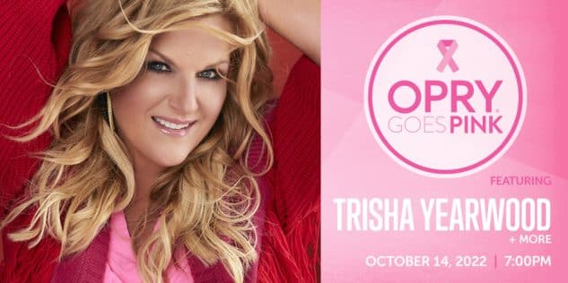 Trisha Yearwood To Flip The Switch For Opry Goes Pink 2022