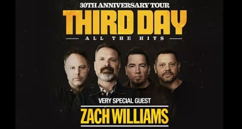 Third Day Concert Tickets! Bridgestone Arena, Nashville, 4/12/26