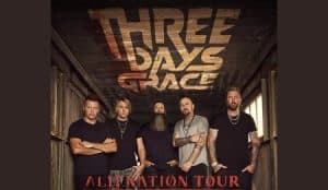 Three Days Grace Concert Tickets! Bridgestone Arena, Nashville, 11/1/26
